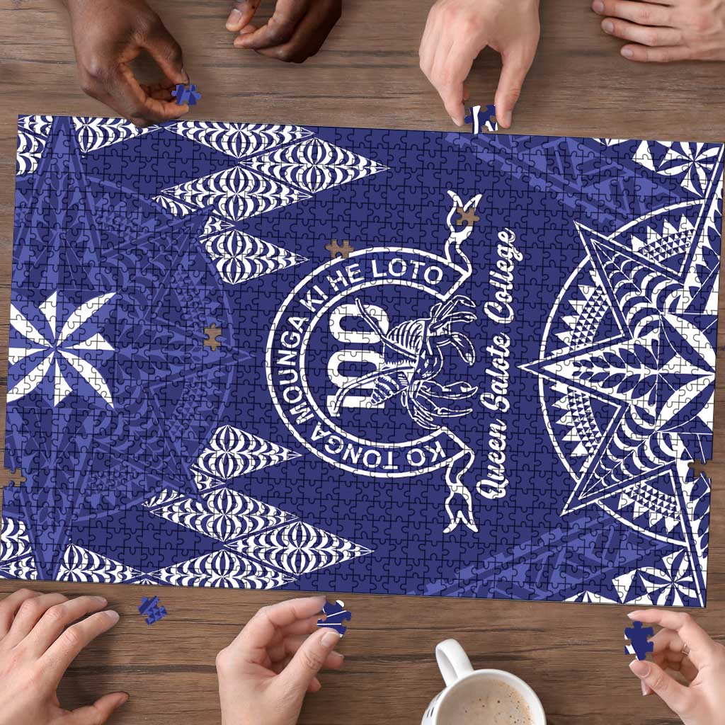 Queen Salote College Centenary Puzzle Tongan Kupesi Pattern - Polynesian Pride