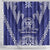 Queen Salote College Centenary Shower Curtain Tongan Kupesi Pattern - Polynesian Pride