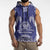 Personalised Queen Salote College Centenary Sleeveless Hoodie Tongan Kupesi Pattern - Polynesian Pride