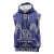 Personalised Queen Salote College Centenary Sleeveless Zip Hoodie Tongan Kupesi Pattern - Polynesian Pride