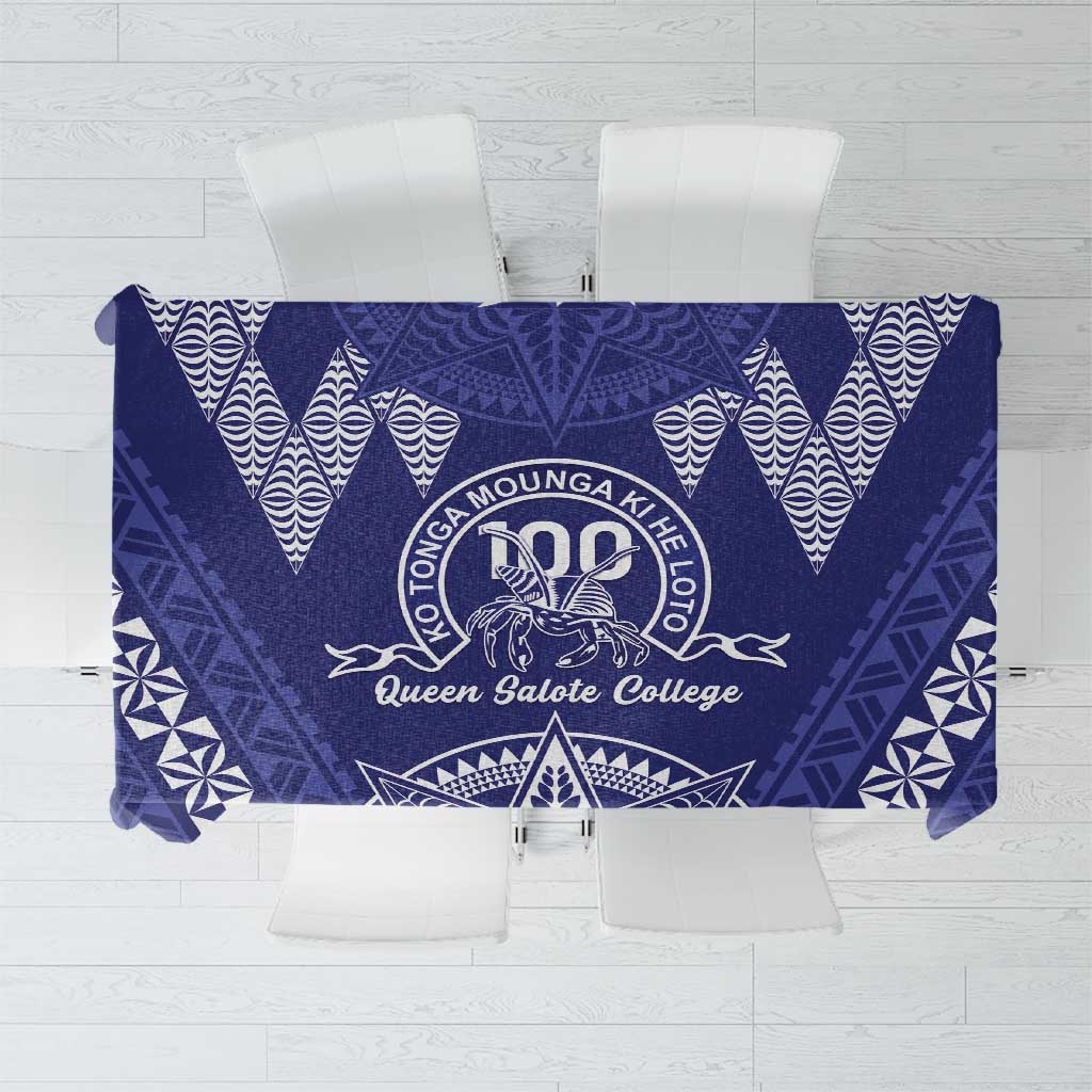 Queen Salote College Centenary Tablecloth Tongan Kupesi Pattern - Polynesian Pride