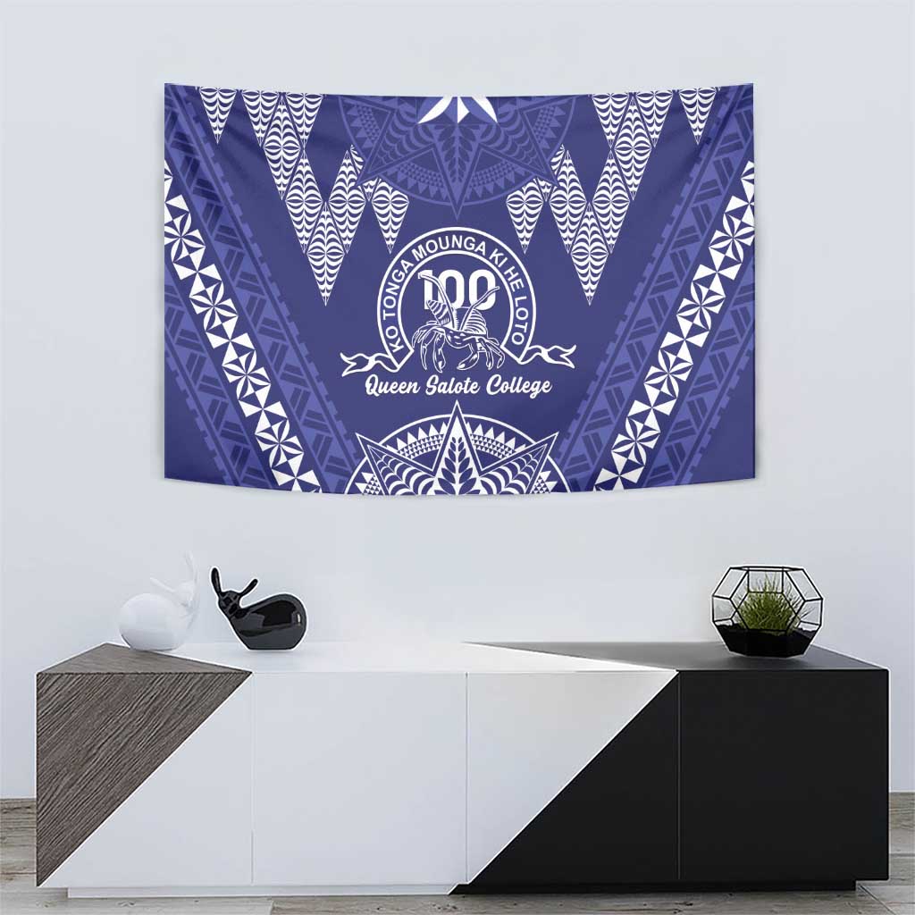 Queen Salote College Centenary Tapestry Tongan Kupesi Pattern - Polynesian Pride