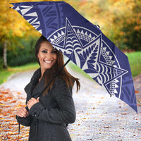 Queen Salote College Centenary Umbrella Tongan Kupesi Pattern - Polynesian Pride