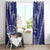 Queen Salote College Centenary Window Curtain Tongan Kupesi Pattern - Polynesian Pride