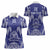 Personalised Queen Salote College Centenary Women Polo Shirt Tongan Kupesi Pattern - Polynesian Pride