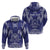 Personalised Queen Salote College Centenary Zip Hoodie Tongan Kupesi Pattern - Polynesian Pride