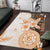 Fiji Area Rug Masi Tapa Pattern Brown LT05 Brown - Polynesian Pride