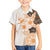 Fiji Kid Hawaiian Shirt Masi Tapa Pattern Brown LT05 Kid Brown - Polynesian Pride