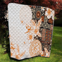 Fiji Quilt Masi Tapa Pattern Brown LT05 - Polynesian Pride