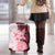 Fiji Luggage Cover Masi Tapa Pattern Red LT05 - Polynesian Pride