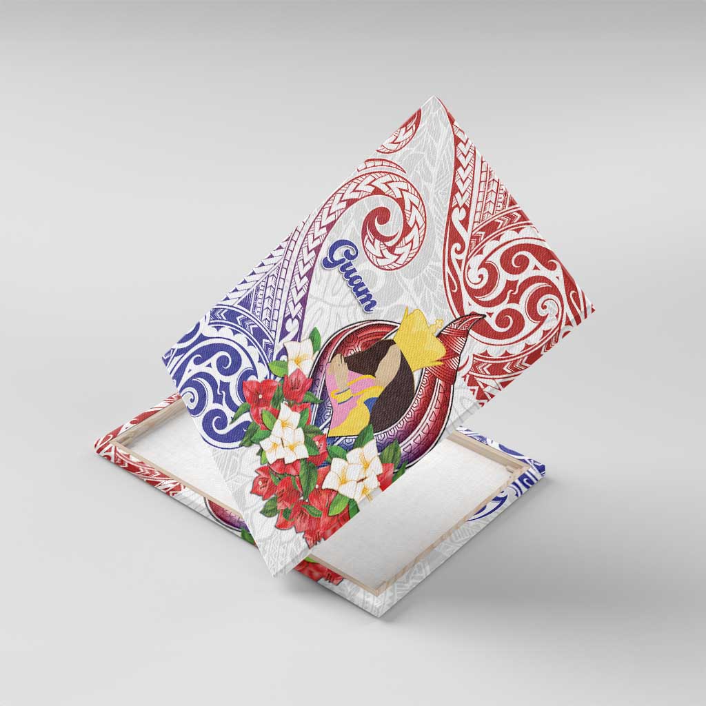 Happy Guam Santa Marian Kamalen Day Canvas Wall Art