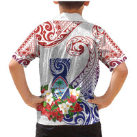 Happy Guam Santa Marian Kamalen Day Family Matching Mermaid Dress and Hawaiian Shirt LT05 - Polynesian Pride