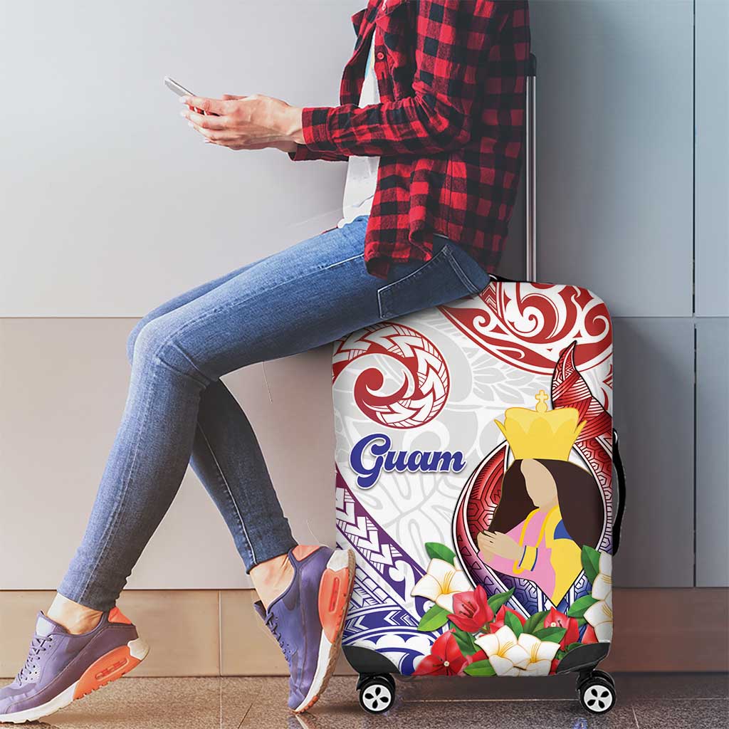 Happy Guam Santa Marian Kamalen Day Luggage Cover