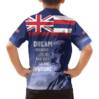 Hawaii MLK Day Family Matching Tank Maxi Dress and Hawaiian Shirt