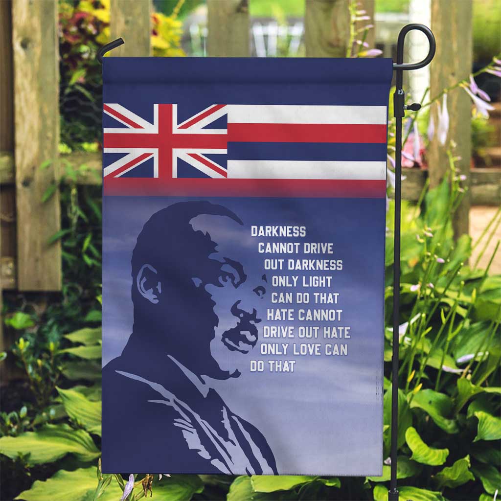 Hawaii MLK Day Garden Flag
