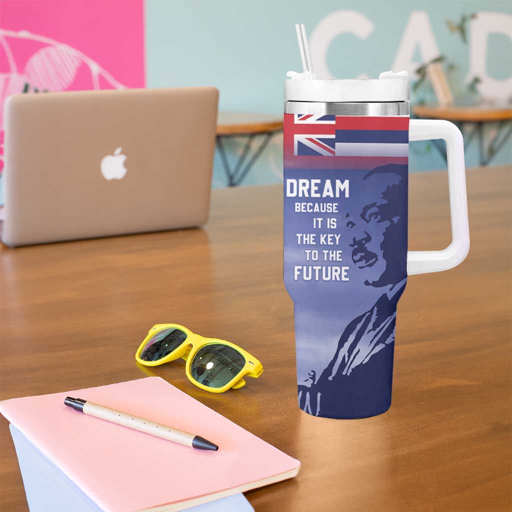 Hawaii MLK Day Tumbler With Handle