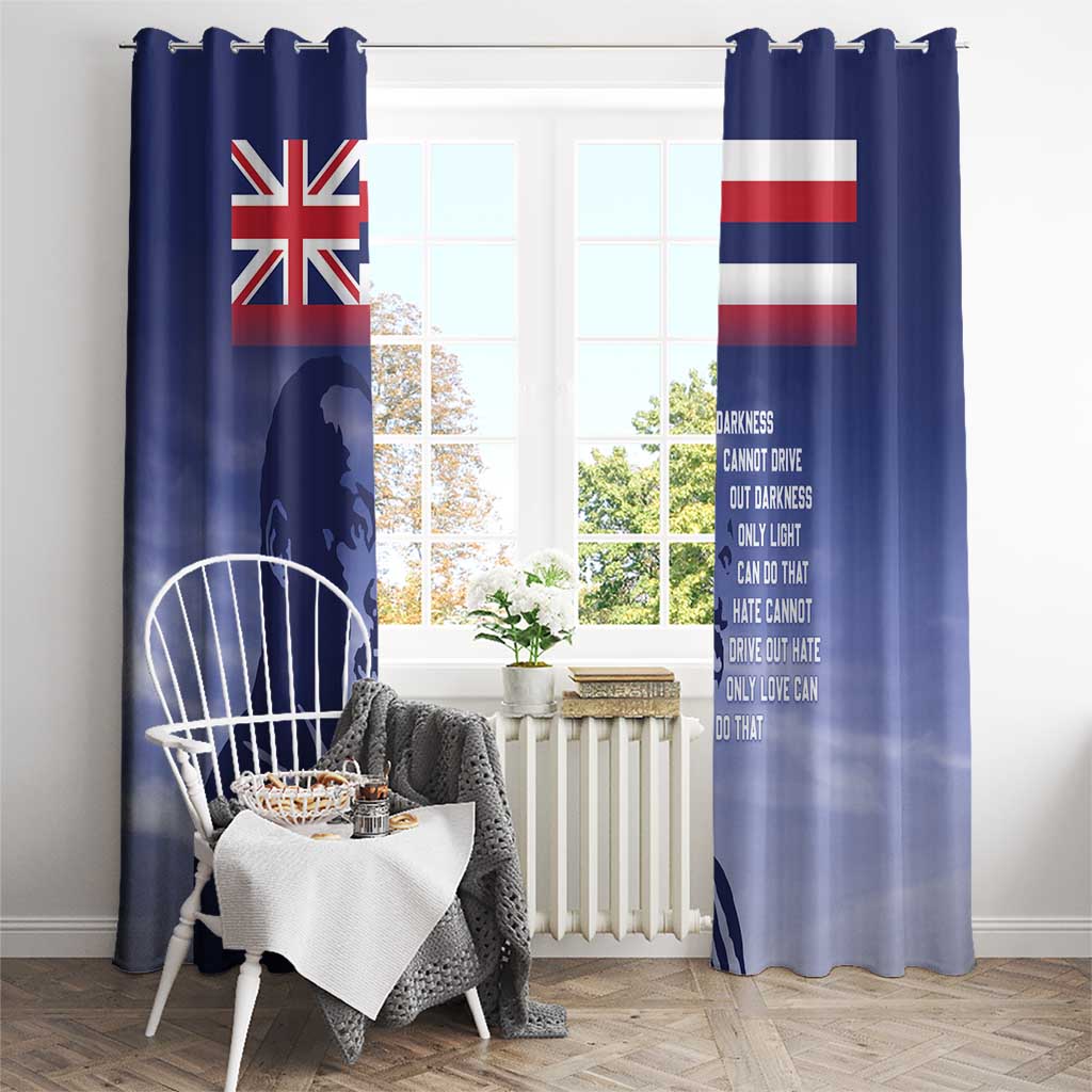 Hawaii MLK Day Window Curtain