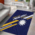 Happy Nauru Independence Day Area Rug Polynesian Pattern