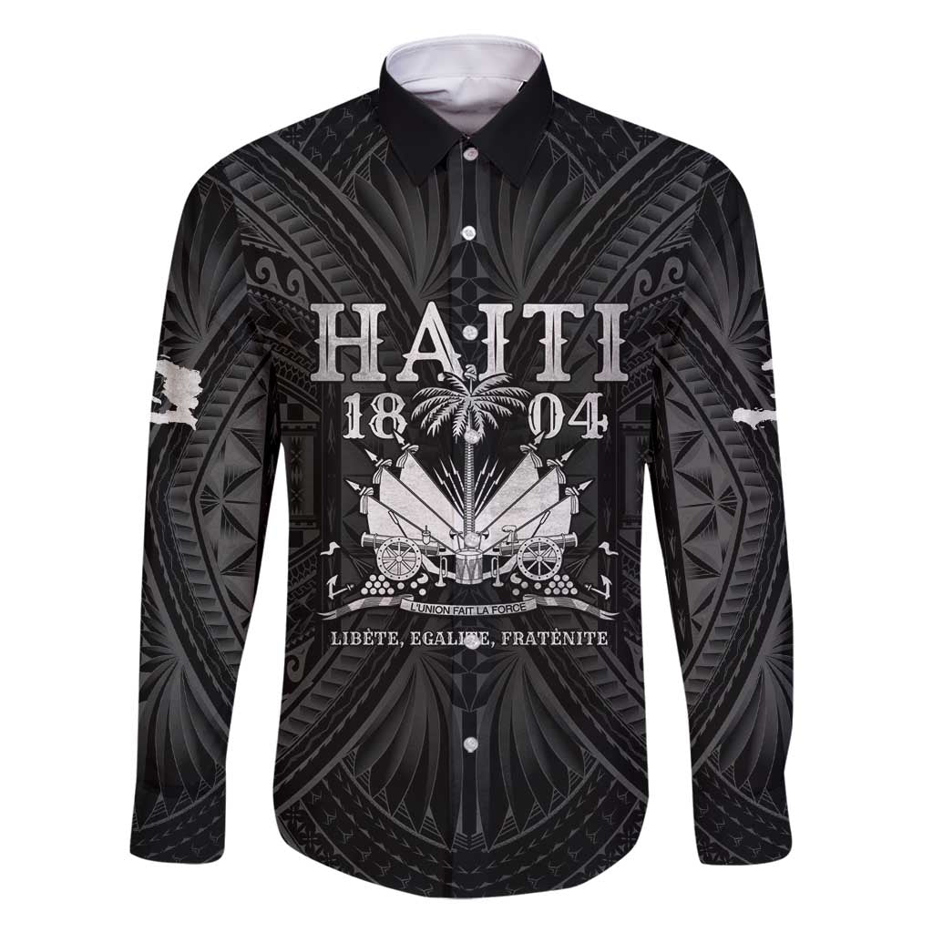 Haiti 1804 Family Matching Tank Maxi Dress and Hawaiian Shirt Polynesian Silver Neg Maron