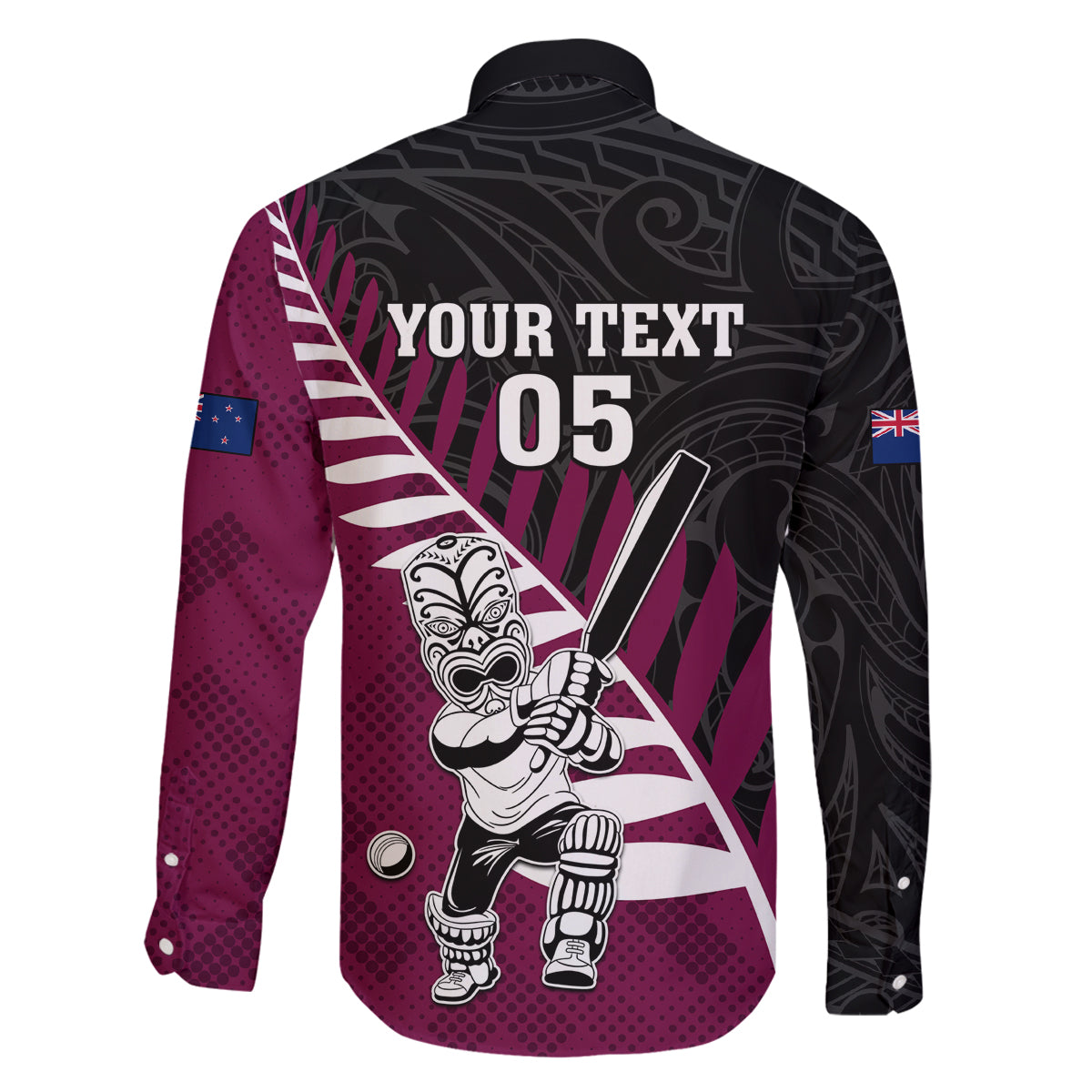 Custom New Zealand Northern Districts Cricket Family Matching Mermaid Dress and Hawaiian Shirt With Maori Pattern