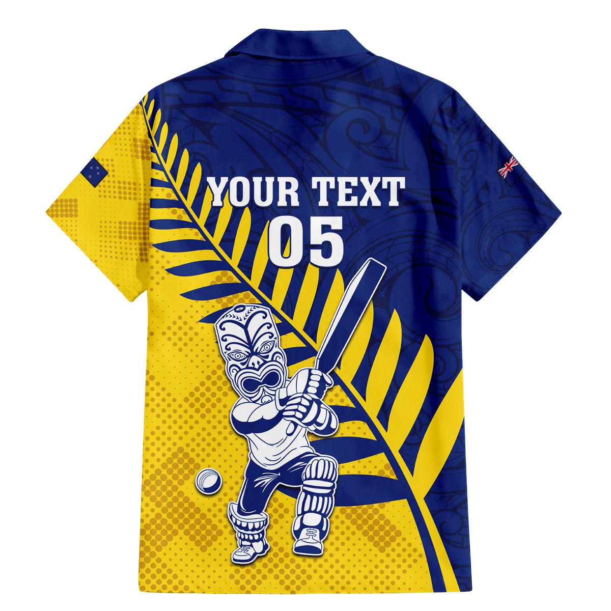 Custom New Zealand Otago Cricket Family Matching Mermaid Dress and Hawaiian Shirt With Maori Pattern