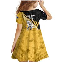 Custom New Zealand Wellington Cricket Family Matching Mermaid Dress and Hawaiian Shirt With Maori Pattern