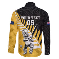 Custom New Zealand Wellington Cricket Family Matching Puletasi and Hawaiian Shirt With Maori Pattern