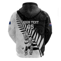 Custom New Zealand Cricket Hoodie With Maori Pattern