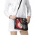 New Zealand And England Rugby Shoulder Handbag Maori Tiki With Red Rose Together