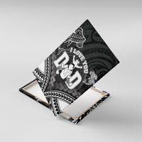 Happy Father's Day Canvas Wall Art I Love You Dad Polynesian Style