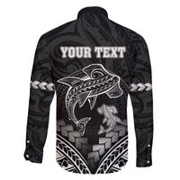 Personalised Happy Father's Day Family Matching Tank Maxi Dress and Hawaiian Shirt I Love You Dad Polynesian Style