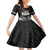 Personalised Happy Father's Day Kid Short Sleeve Dress I Love You Dad Polynesian Style