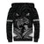Personalised Happy Father's Day Sherpa Hoodie I Love You Dad Polynesian Style