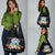 Guam Chamorro Grocery Bag Tribal Latte Stone With Dolphins Black