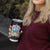Guam Chamorro Tumbler Cup Tribal Latte Stone With Dolphins Black