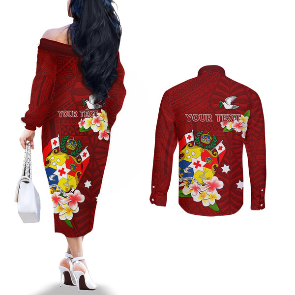 Personalized Tonga Long Sleeve Shirt Coat Of Arms Tongatapu With Ngatu Pattern LT05 main image 1