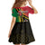 Happy Vanuatu Constitution Day Family Matching Long Sleeve Bodycon Dress and Hawaiian Shirt Flag Style With Sand Drawing Pattern