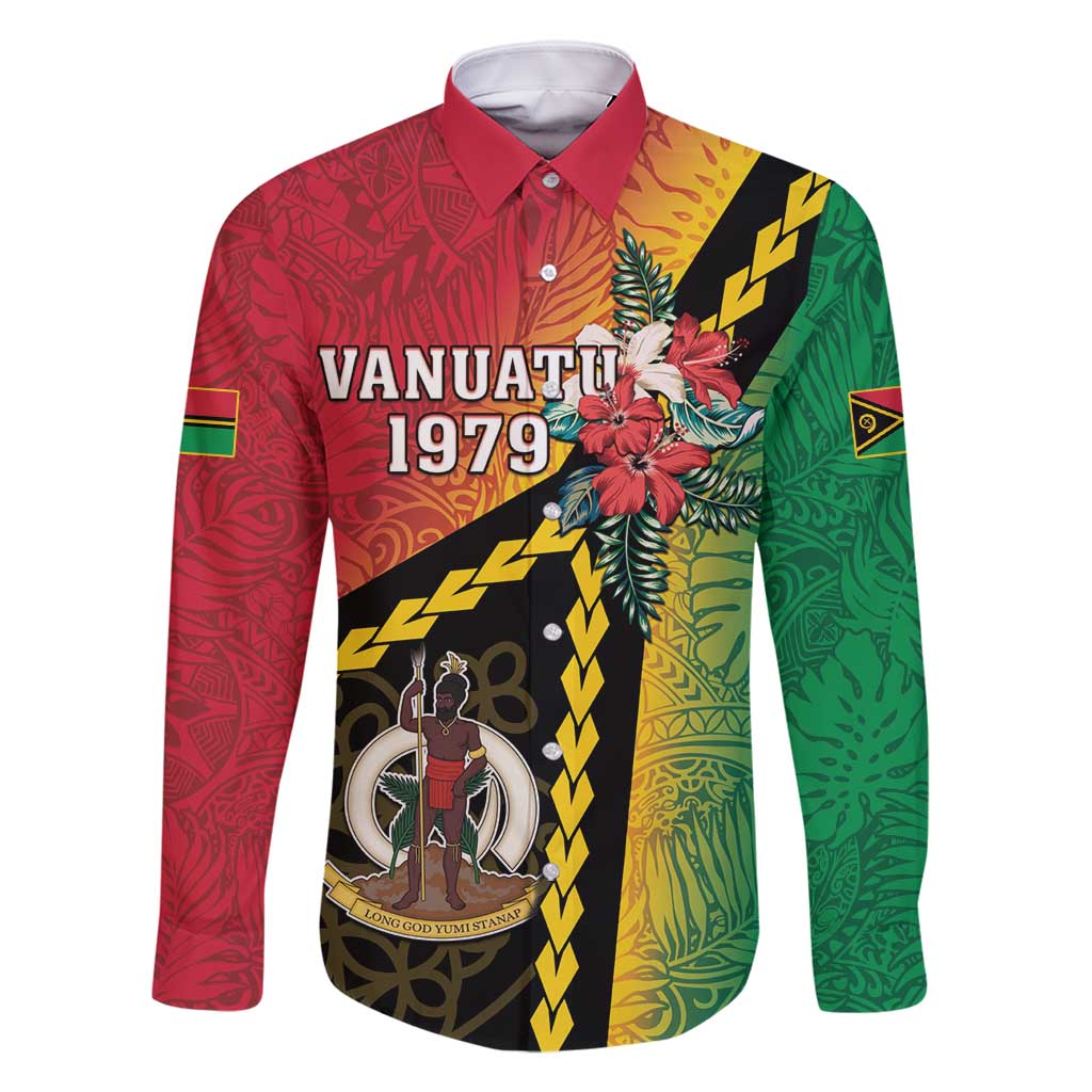 Happy Vanuatu Constitution Day Family Matching Mermaid Dress and Hawaiian Shirt Flag Style With Sand Drawing Pattern