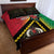 Happy Vanuatu Constitution Day Quilt Bed Set Flag Style With Sand Drawing Pattern