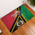 Happy Vanuatu Constitution Day Rubber Doormat Flag Style With Sand Drawing Pattern