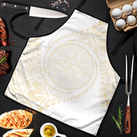 Tonga White Sunday Apron Lotu Tamaiti Tongan Kupesi Pattern