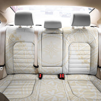 Tonga White Sunday Back Car Seat Cover Lotu Tamaiti Tongan Kupesi Pattern