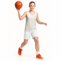Tonga White Sunday Basketball Jersey Lotu Tamaiti Tongan Kupesi Pattern