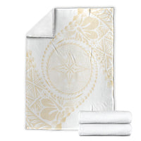Tonga White Sunday Blanket Lotu Tamaiti Tongan Kupesi Pattern