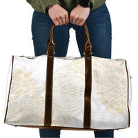 Tonga White Sunday Travel Bag Lotu Tamaiti Tongan Kupesi Pattern