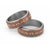 Hawaii Vintage Brown Hibiscus Tapa Pattern Classic Ring - Polynesian Pride