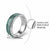 Hawaii Vintage Green Hibiscus Tapa Pattern Classic Ring - Polynesian Pride
