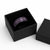 Hawaii Vintage Violet Hibiscus Tapa Pattern Spinner Ring - Polynesian Pride