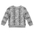 Hawaii Vintage Gray Hibiscus Tapa Pattern Kid Ugly Christmas Sweater
