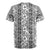 Hawaii Vintage Gray Hibiscus Tapa Pattern Rugby Jersey